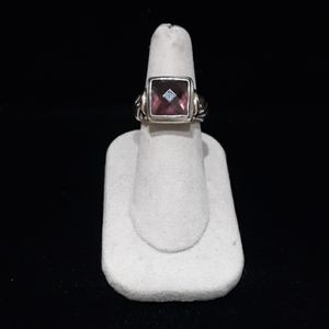 Faux Amethyst Ring